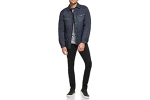 Calvin Klein Mens Diamond Quilted Shirt JacketJacket