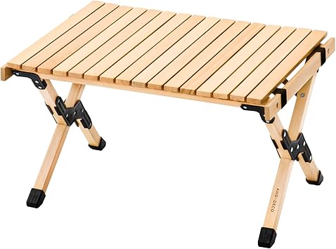 Amazon モダンデコ ウッドテーブル アウトドアテーブル 折り畳みテーブル 63cm 45cm 高さ36cm ナチュラル モダンデコ テーブル