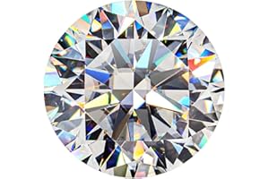 ROY ROSE JEWELRY Star Fire Wholesale Moissanite Loose Stone | Round Brilliant Cut Gemstones with VVS1-VS2/D-E-F Color Clarity | Ideal for Pendants, Rings, and Stud Earrings | Sizes Available from 0.10 to 20 Carats