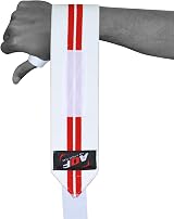 AQF Power Weight Lifting Wrist Wraps Pair 3in x 13in Supports view 8