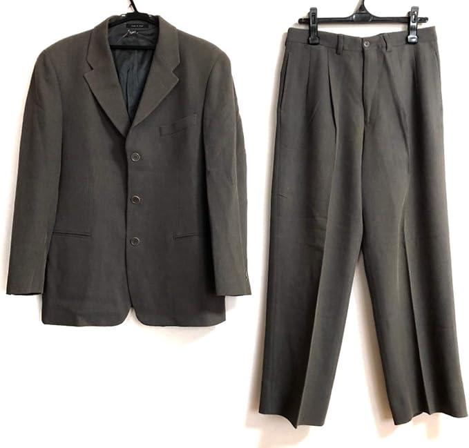 Amazon エンポリオアルマーニ Emporio Armani メンズスーツ メンズ グレー 中古 スーツ ビジネスウェア 通販