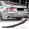 Real Carbon Fiber Trunk Spoiler for Audi A4 S4 2017-2023 B9 Sedan Rear Trunk Lip Spoiler HighKick Rear Wing Spoiler Body Kits Factory Outlet