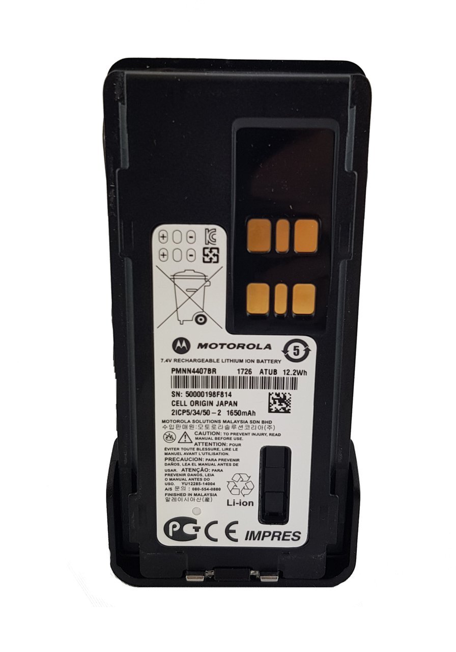 Motorola PMNN4407AR 7.4V lithium-Ion 1600mAh Impres battery for XPR3300  XPR3500 XPR7350 XPR755 PMNN4407BR