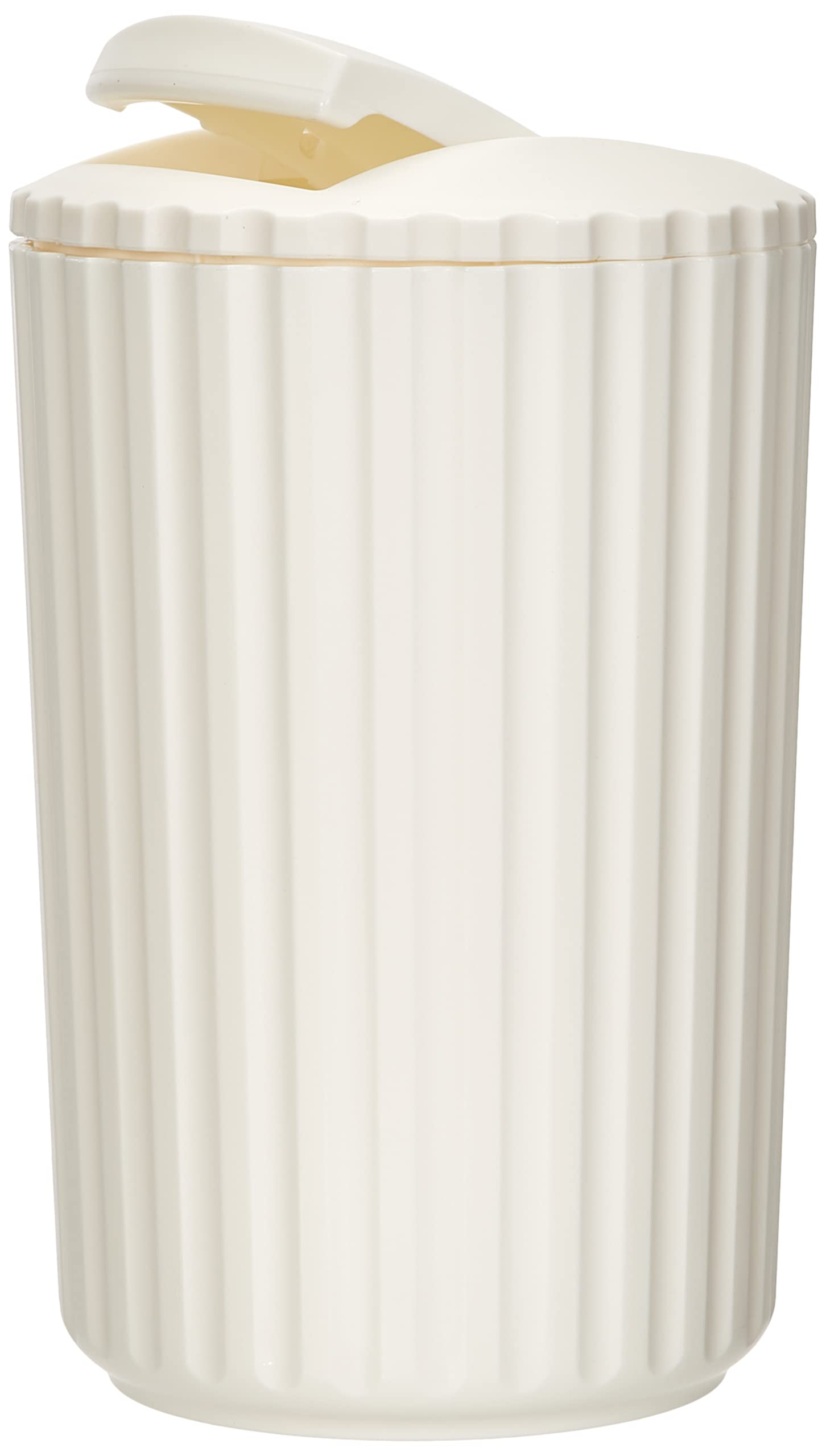 Wenko ALLSTAR Swing Top Bin Polypropylene White Diameter 15 x 25 cm