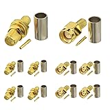 Superbat SMA Crimp Connectors Kit SMA Male + SMA