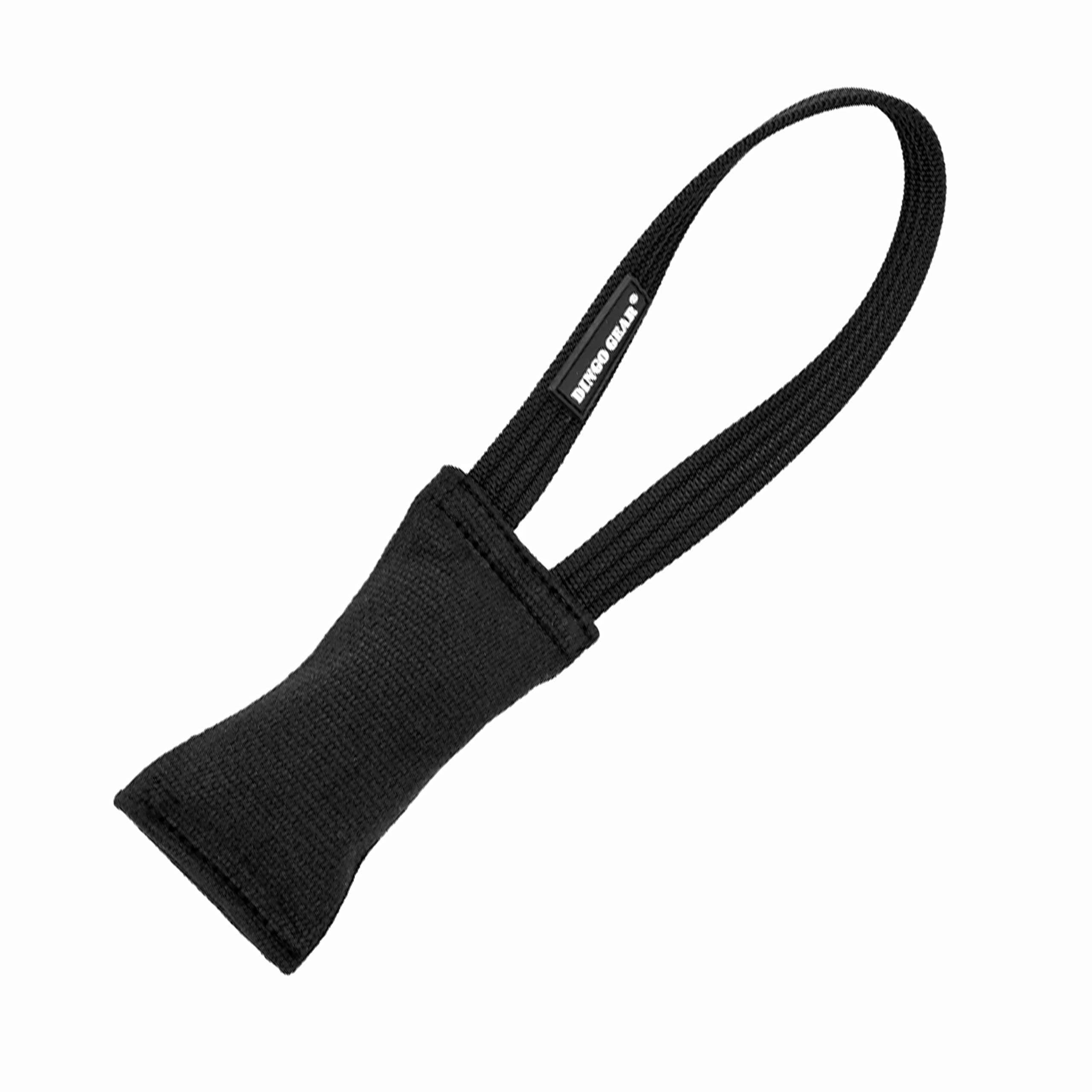 DINGO GEAR Cotton Bite Tug 1 Handle Black S00005