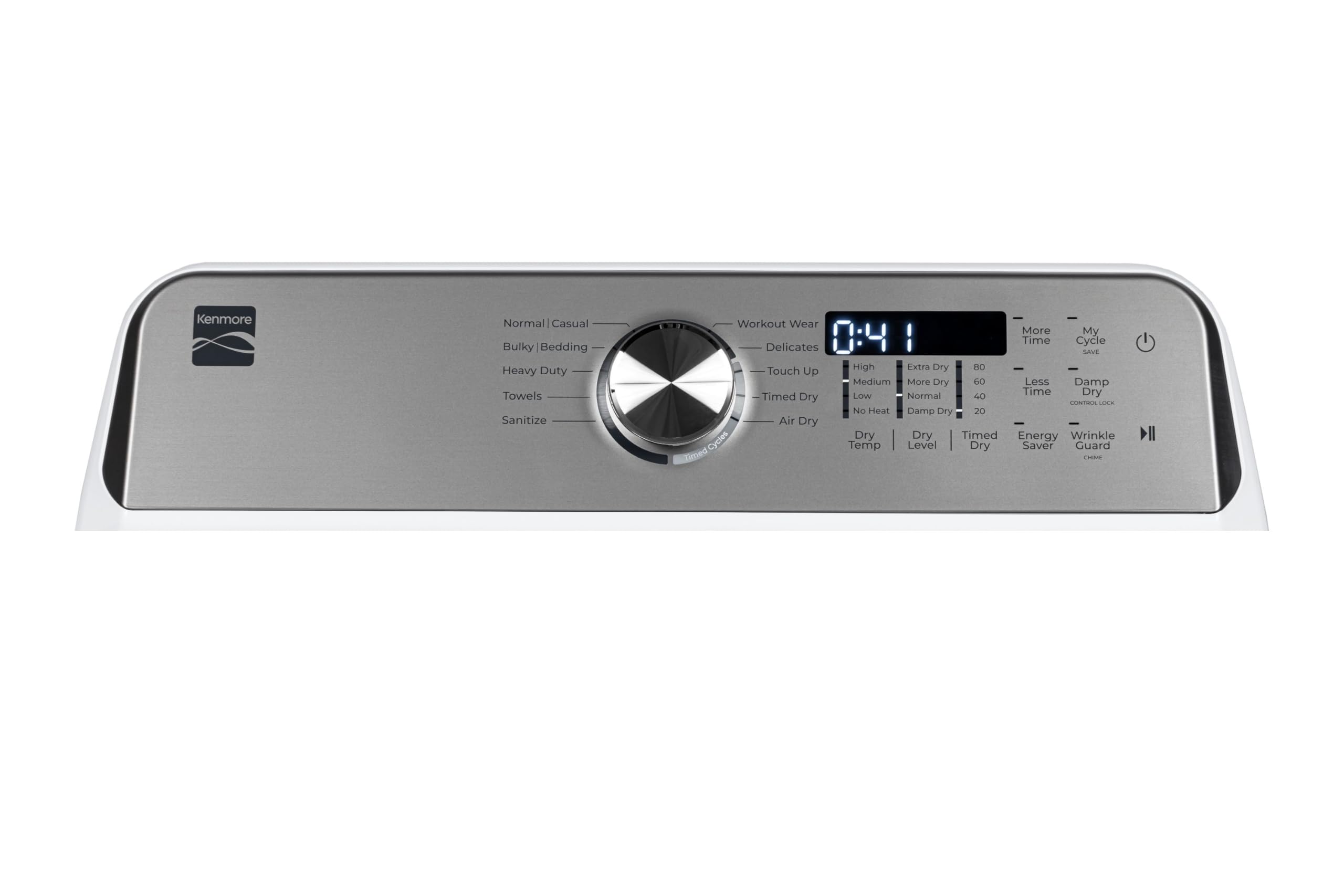 Kenmore 7.0 cu. ft. Front Load Electric Dryer - with Guard to Reduce Wrinkles & Static - Smart Sensor Drying - LED - White