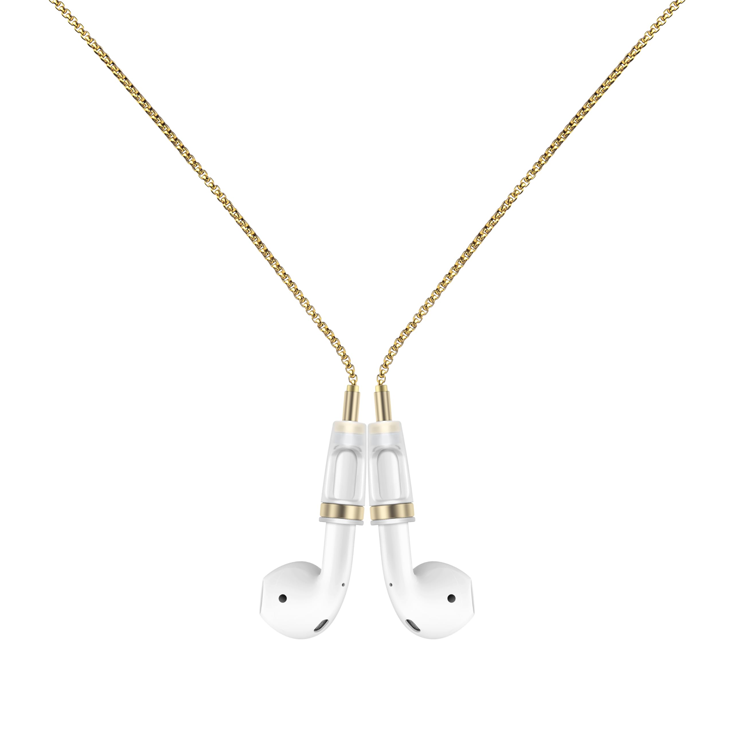 Photo 1 of Lawonda Anti-Lost Neck Strap for Airpods, Strong Magnetic Necklace Holder String, Sports Lanyard for Headphone Compatible with AirPods 1&2/ Pro /3rd /Pro 2 O Gold