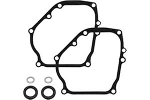 Tecledsn Crank Case Side Cover Gasket Oil Seal Kit 212cc, Cylinder Head Cover Gasket, Crank Case Crankshaft Oil Seal Gasket Replacement for Predator 212 GX200 GX160 Go Karts Mini Bikes Coleman Ct200u