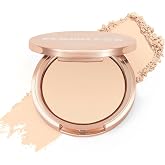 PHOFAY Matte Setting Pressed Powder &ndash; Natural Matte Finish, Pore-Blurring &amp; Oil-Control Formula, Antioxidant-Infused, Long-Wear Compact for All Skin Types, 8g / 0.28 oz (01#, 0.04)