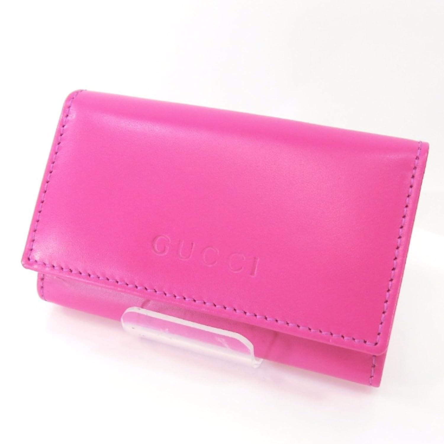 爆売り グッチ Gucci 6連 キーケース レザー レディース 中古 B071d93m7z Hermescolleges Ca