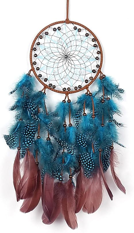 Amazon Co Jp 手作りドリームキャッチャーledカラードリームキャッチャーのための寝室のタッセル家族の壁掛けの装飾羽の羽の飾り家の飾り ホーム キッチン
