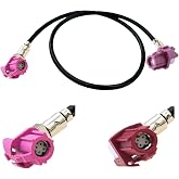 1PCS LVDS Video Line 4Pin HSD Cable Compatible For BMW CIC Host To Screen Video Cable, Compatible For BMW Display Screen Video Wire Harness BEVOTOP Auto Cable(0.8M)
