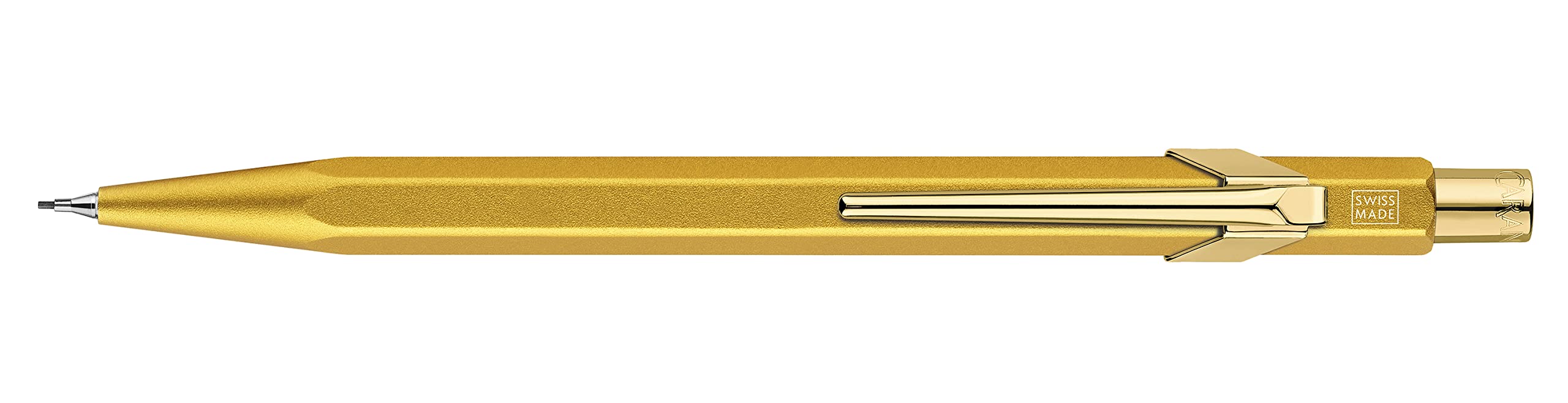 Caran d'Ache 844 Mechanical Pencil: Goldbar in slimpack