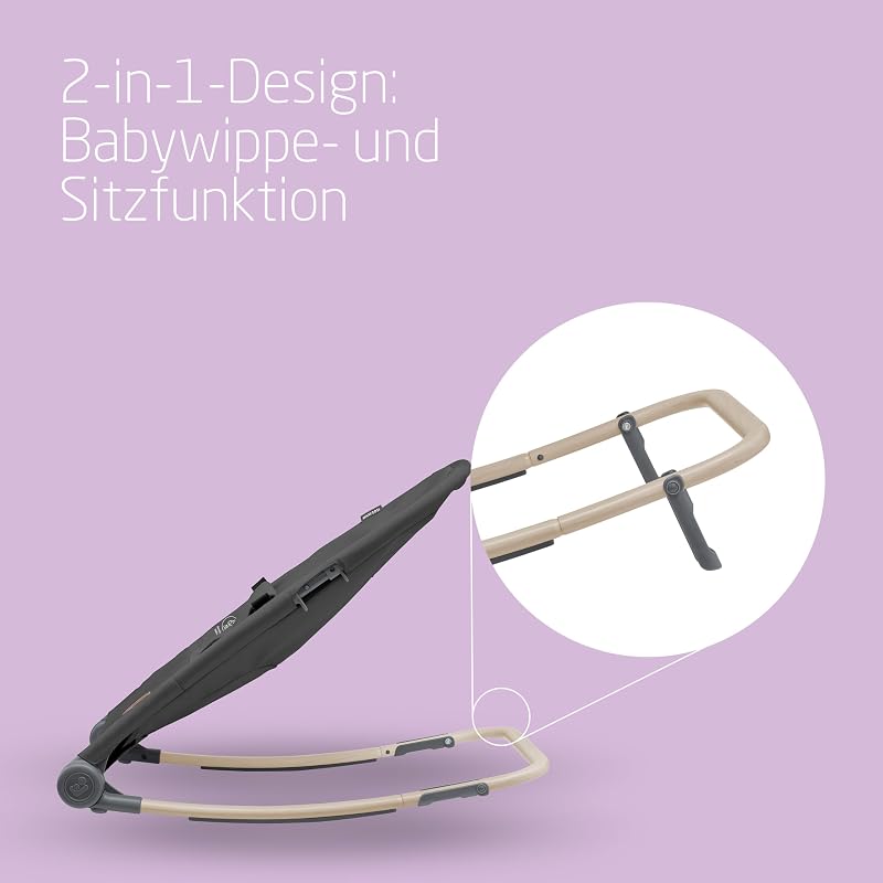 Loa, Leichte Babywippe, 0–12 kg, Beyond Graphite