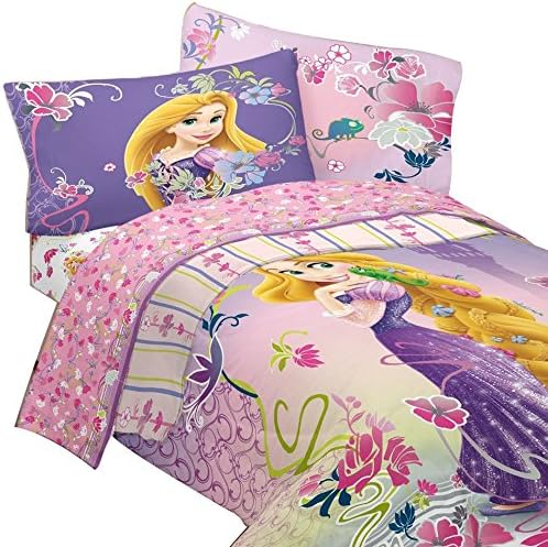 Disney Tangled Twin Bedding Rapunzel Magic Flowers Bed Set