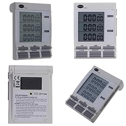 Brannan Digital Triple Kitchen Timer and Clock with