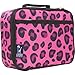 Lunch Box, Wildkin Lunch Box, Insulated, Moisture Resistant, and Easy to Clean with Helpful Extras for Quick and Simple Organization, Ages 3+, Perfect for Kids or On-The-Go Parents – Pink Leopard