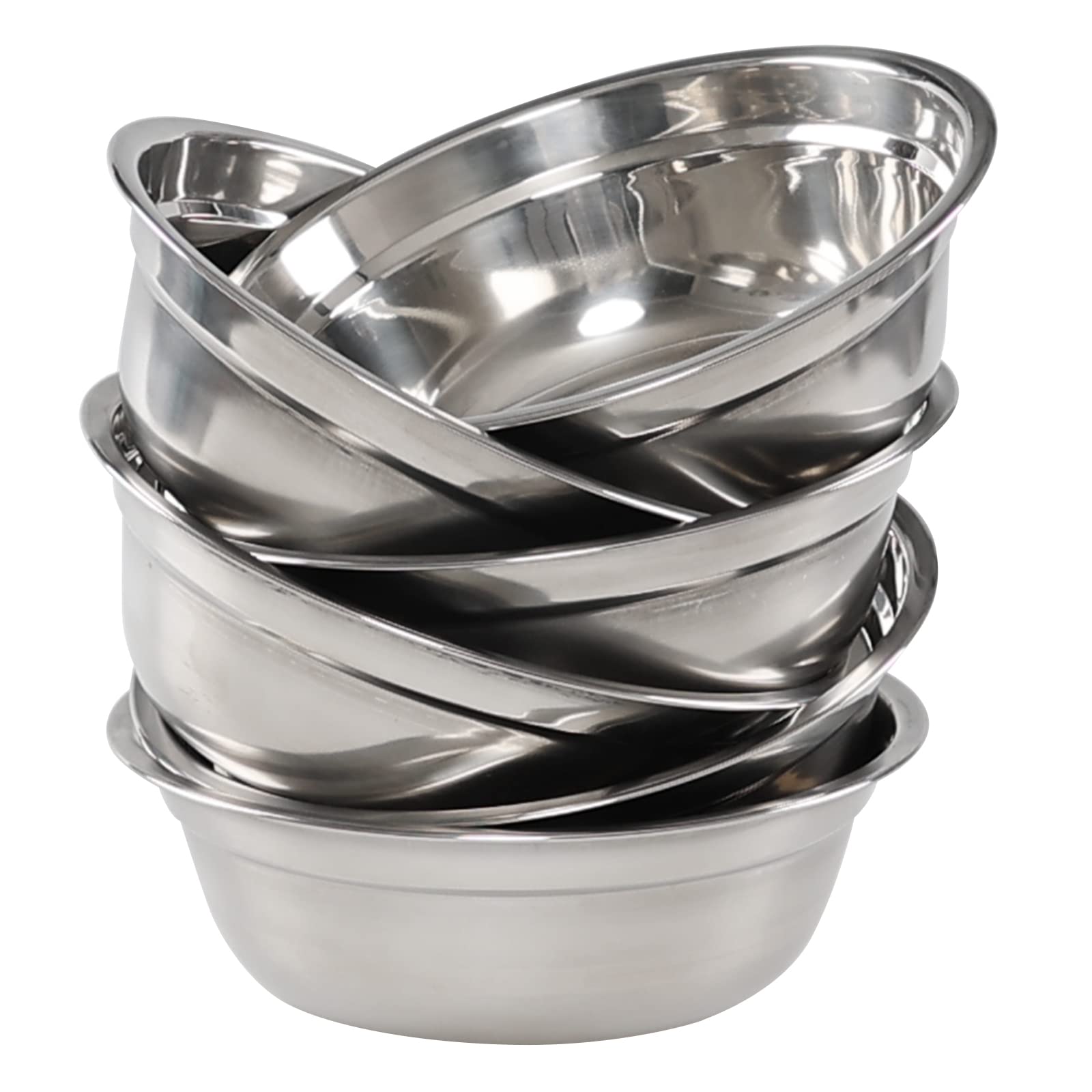 Tstorage Stainless Steel Deep Salad Mixing Prep Bowls, Set of 6