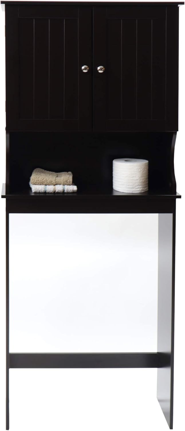 Redmon For Kids Contemporary Country Space Saver (Full Side Panel) Hamper, One Size, Espresso