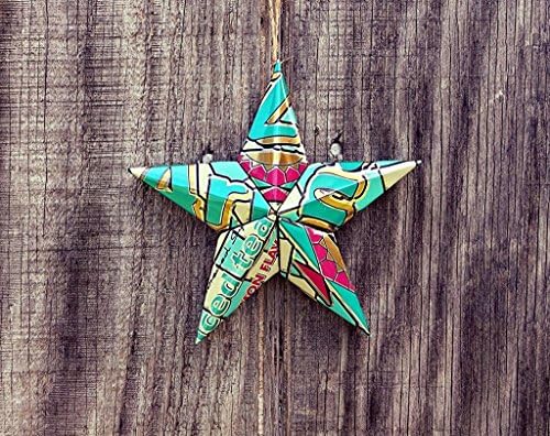 Upcycled Arizona Iced Tea Can Star Ornament