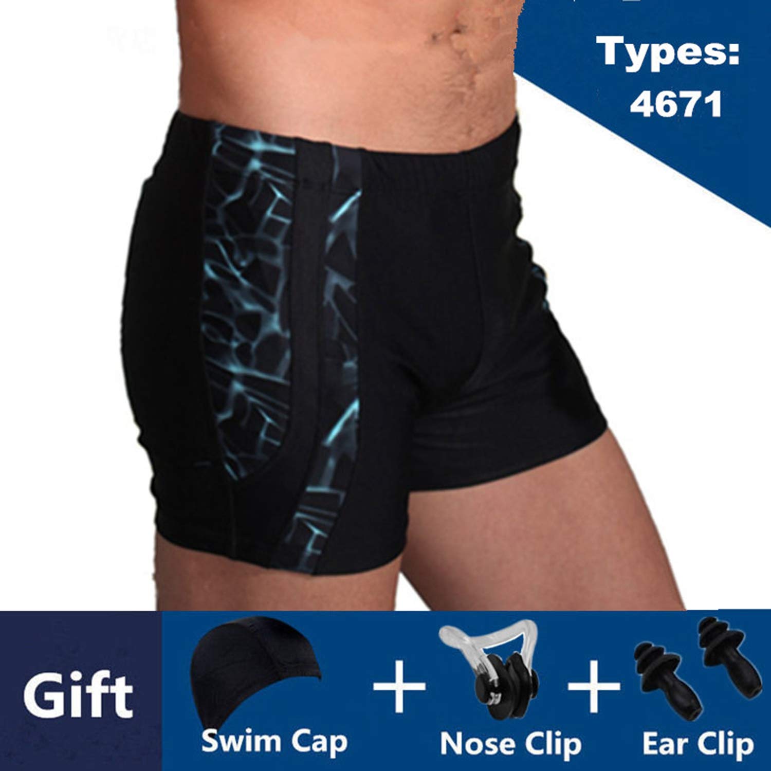 plus size male swim trunks