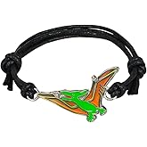 FUN JEWELS Pterodactylus Dinosaur Charm Color Change Mood Bracelet For Boys Girls Dino Jewelry