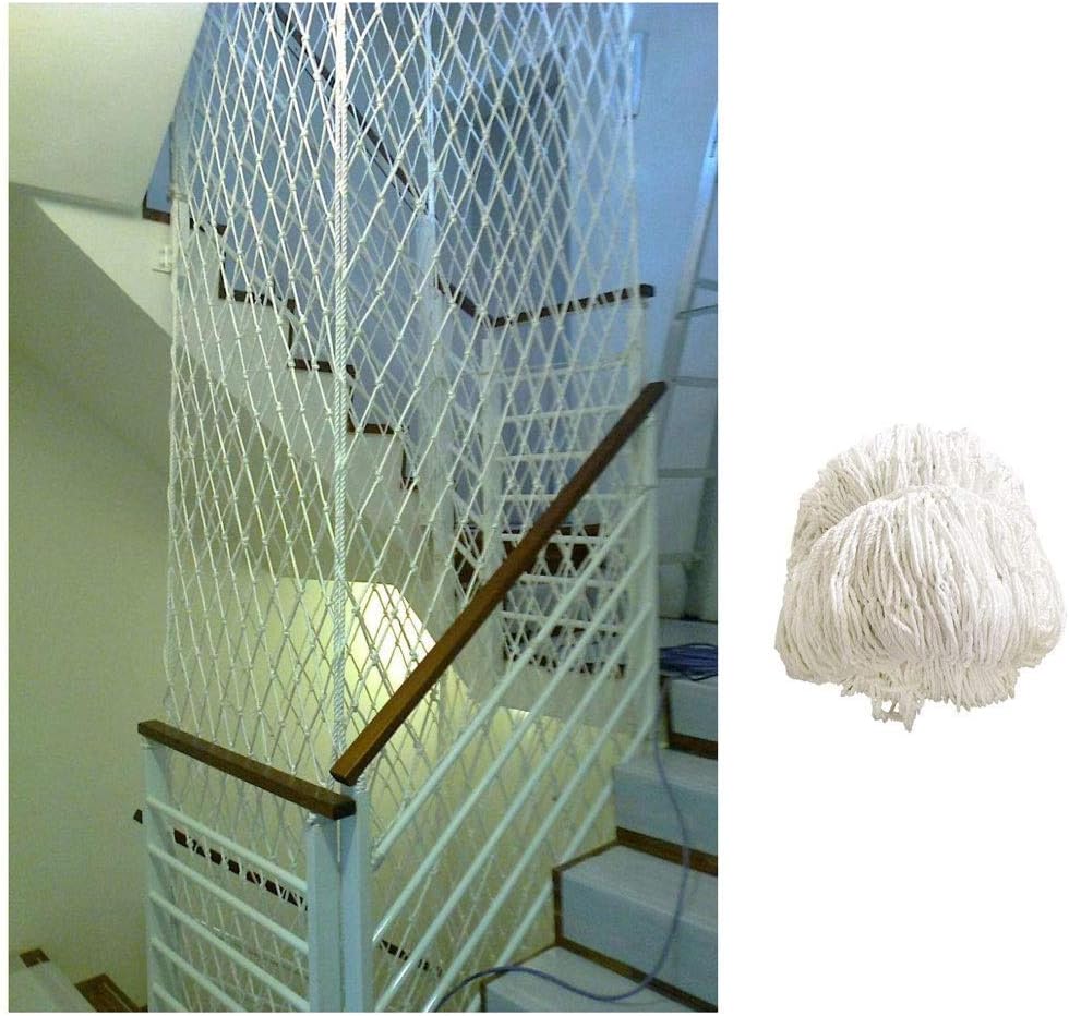NET Sturdy Stair Safety Nylon Decoration netWhite Outdoor Kid Fall Protection Protection Balcony Protective Window Ceiling Decoration Hanging Bridge Garden Fence Swing Hammock