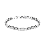 Beaded Bracelets for Women - Silver and Gold Boho