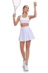 Kids Tennis Pleated Skirts White Mini School