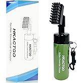 HKACTGO Golf Club Cleaner Brush with Spray Bottle, Holds 5 oz Water Portable Golf Cleaning Tool Gadgets and Groove Cleaner Kits That,Greener