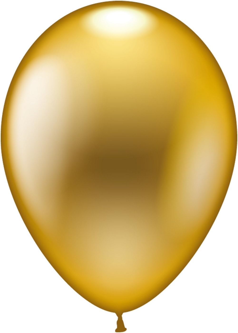 Karaloon 11-inch Balloons Helium Quality (Metallic Gold)