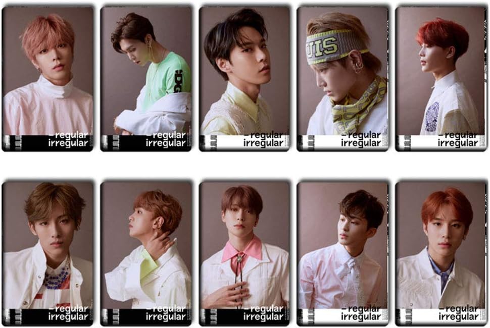 Christ For Givek Kpop NCT Empathy Lomo Cards NCT127 NCT Dream Photocard Sticker Cards Set for NCT Fans(K-10pcs-1)