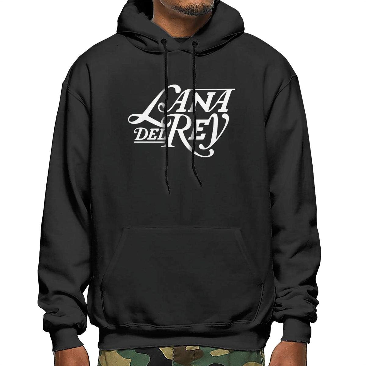 JeffreyENolan Lana Del Rey Men's Hoodies Casual Hooded Drawstring Sweatshirts with Pocket