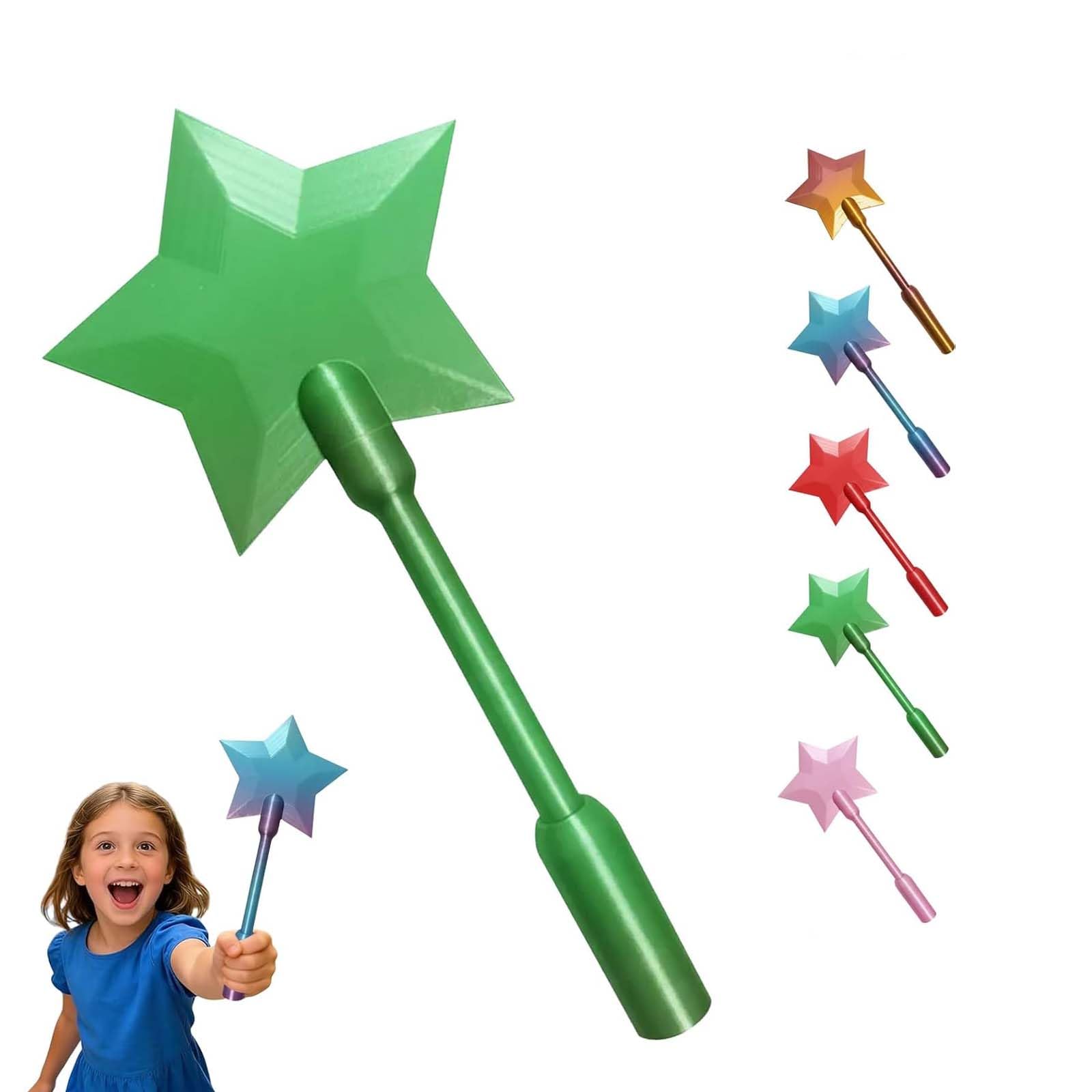 Magic Fairy Fairy Wand Credit Card Holder, Fairy Wand Credit Card Holder - 3D Printed Tap to Pay-Contactless Payment Holder (Style-E)