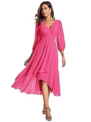 Ever-Pretty Women's Chiffon Spring V Neck Long