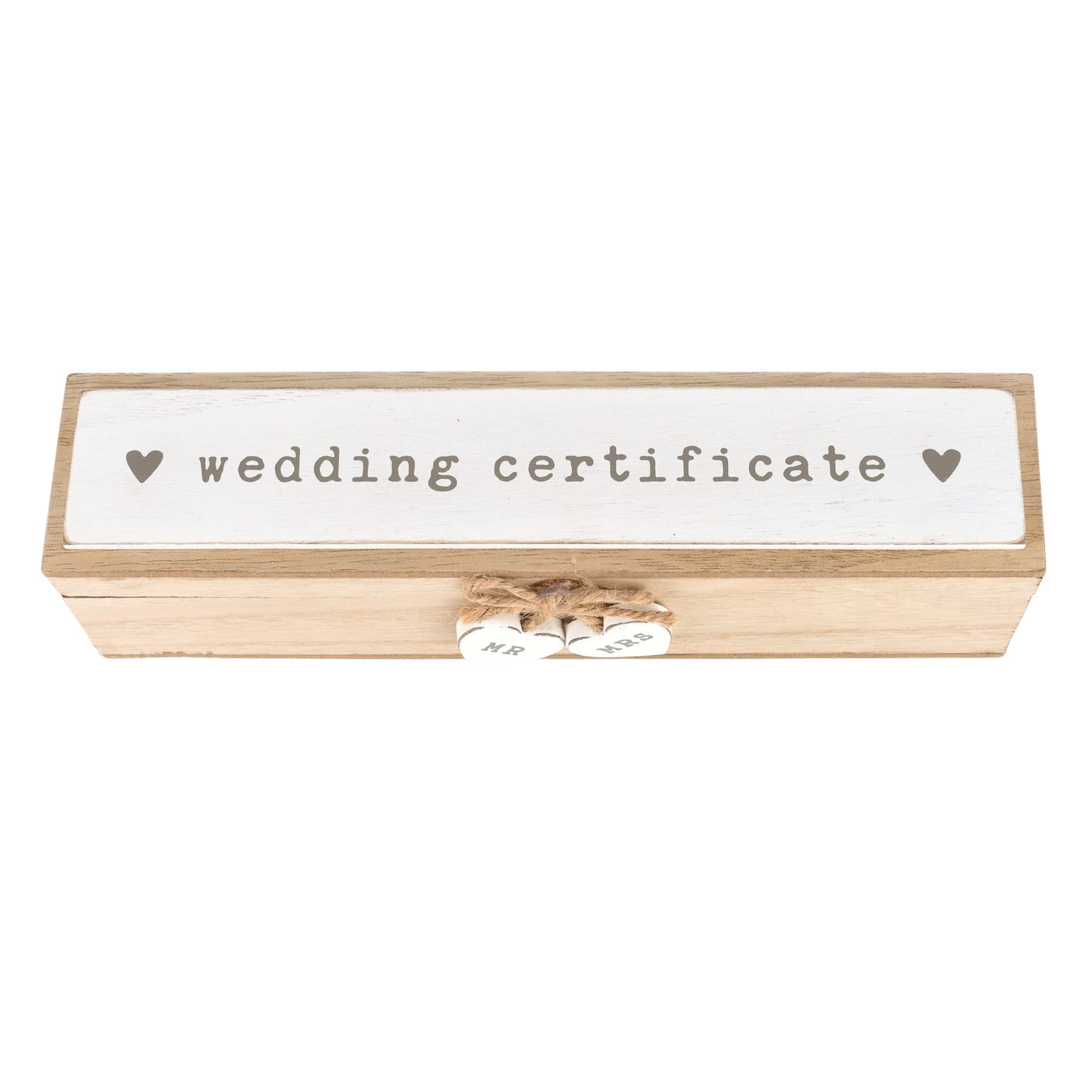 Beautiful Wedding Natural Wooden Marriage Certificate Holder | Mr And Mrs Keepsake | Bride And Groom Wedding Gifts 1000