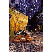 The Café Terrace on the Place du Forum, Arles, at Night, c.1888 Poster by Vincent van Gogh 24 x 36in