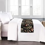 Morbuy 3D Mushroom Bed Runner 50x210cm for Stylish Bedroom Decor view 3