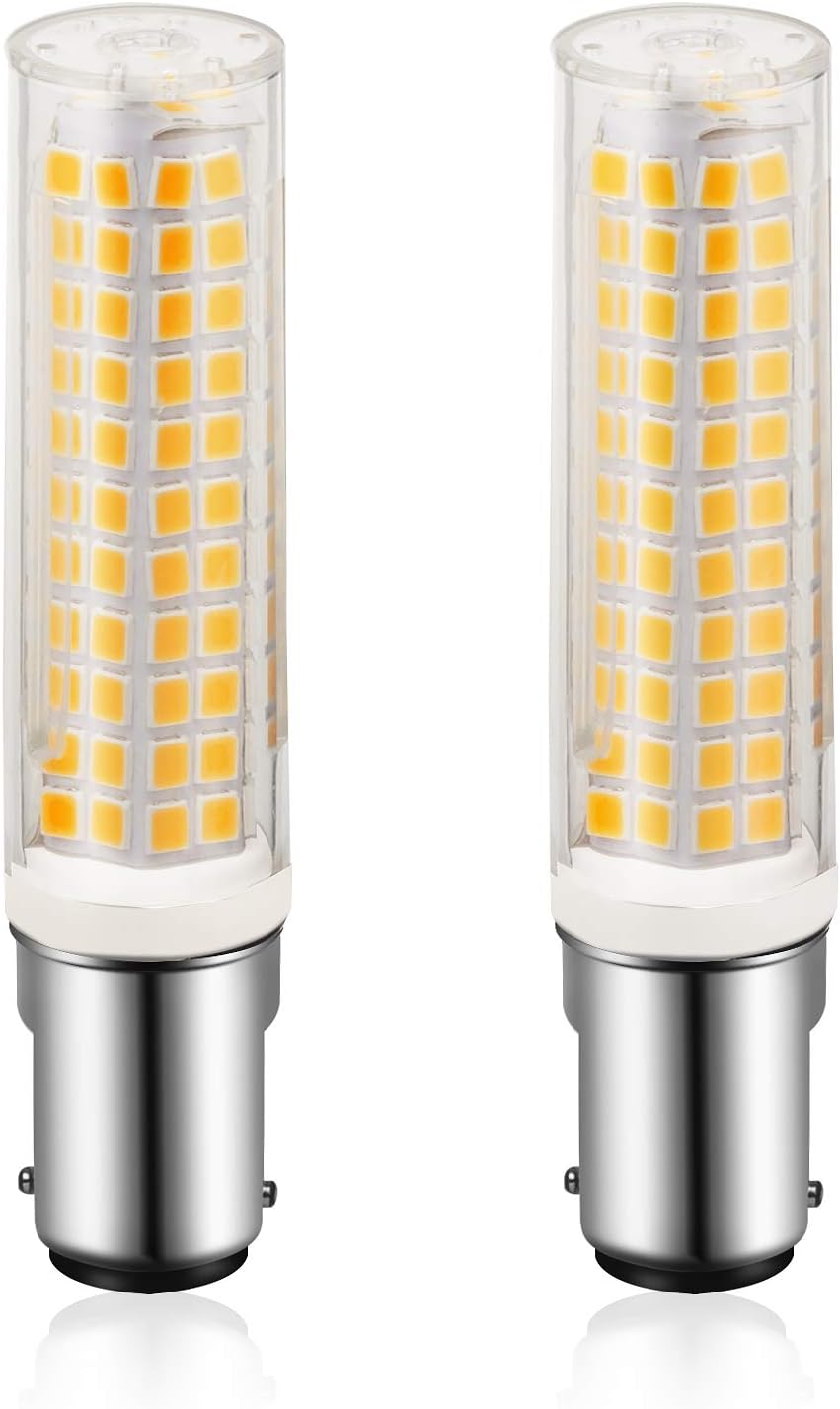 CPROSP 2 Pack B15D LED Light Bulbs Dimmable Warm White 3000k AC200~240V, 2 Stück (1er Pack)