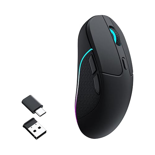 Keychron M3 Wireless Mouse, PAW3395 Sensor with Programmable Macro ...