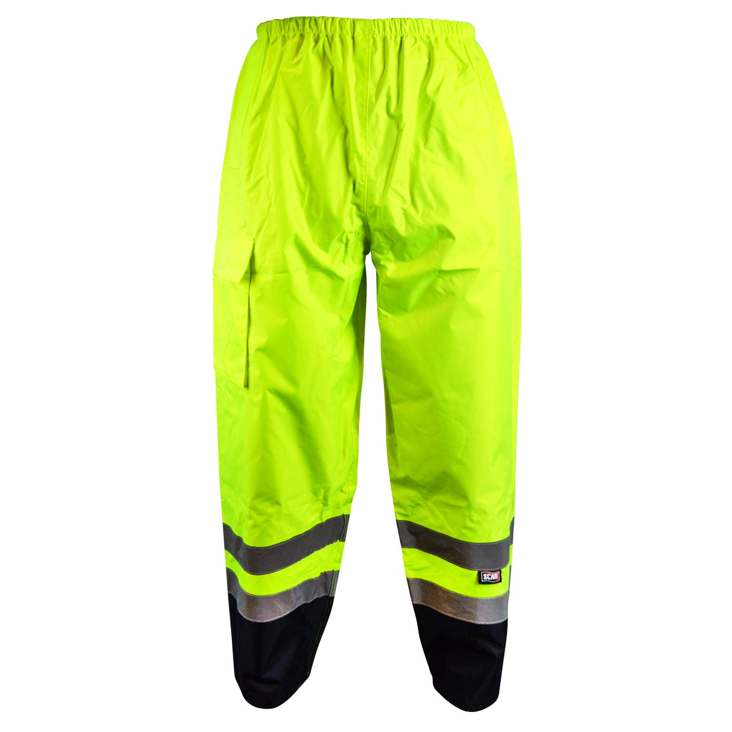 Scan WWHVMTLYB Large Hi-Vis Motorway Trouser - Yellow/ Black