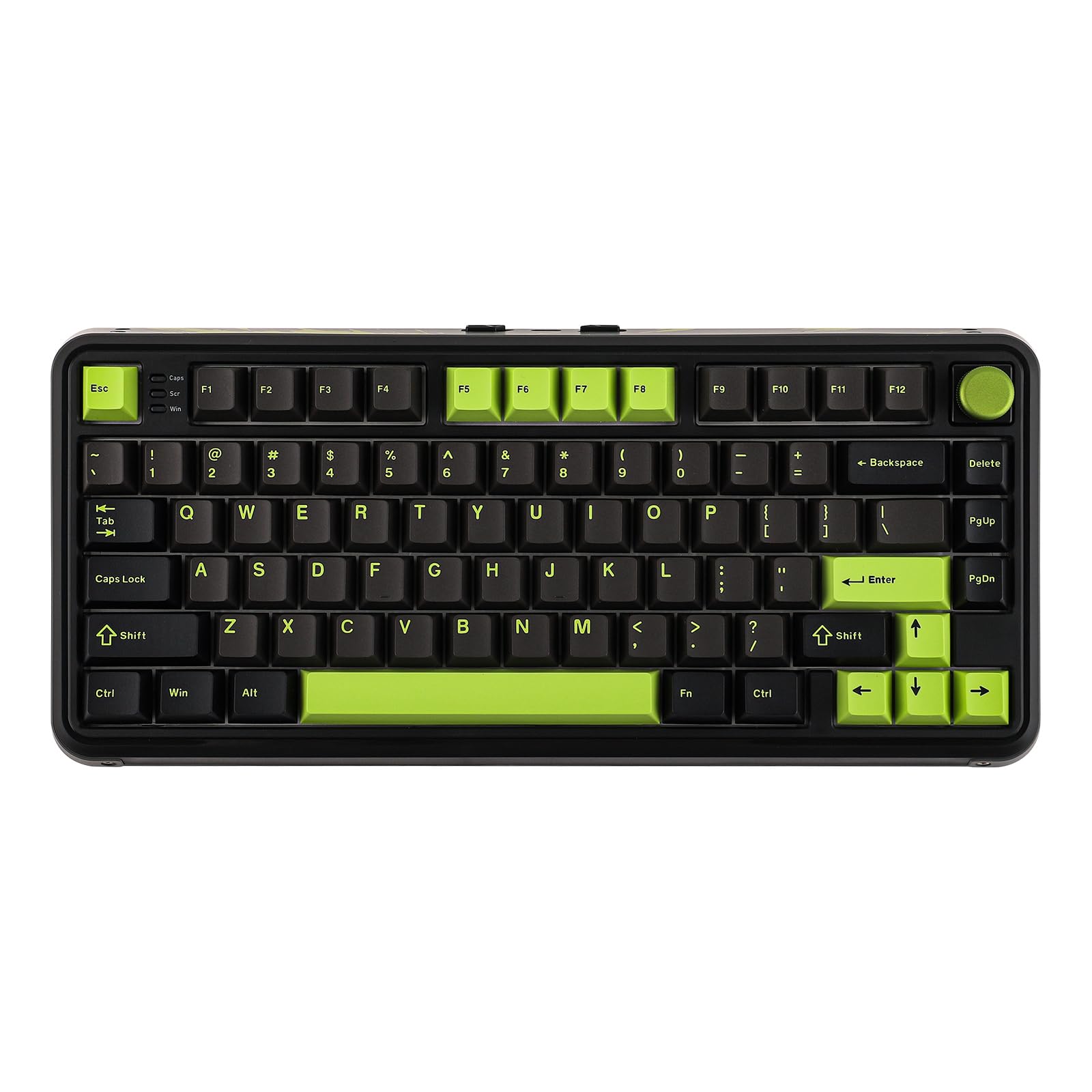 M75 Wired Hall Effect Gaming Keyboard with 8K Polling Rate, 0.128ms Latency, 75% Rapid Fast Keyboard with DKS/MT/TGL/SOCD, Hot-Swappable Magnetic Switch, Knob, RGB Backlits, NKRO