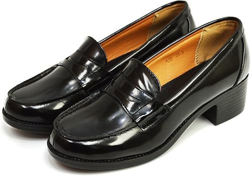 ジョーマリノ Jo Marino ローファー レディース ビジネスシューズ スリッポン 幅広 3e 撥水性 5cmヒール 靴 ローファー スリッポン Amazon