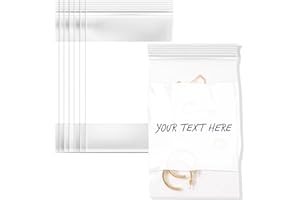 Spartan Industrial - 4" X 6" Zip Top Resealable Bags With Writable White Block (1000 Count) 2 Mil Clear Bags for Game, Toy, a
