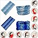 VANCROWN Headwear Head Wrap Sport Headband Sweatband 220 Patterns 12 in 1 Magic Scarf 12PCS & 6PCS 12 in 1 (12PCS.Animal Print)