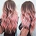 HAIQUAN Tape In Light Pink 20Pcs Human Hair Extensions 20 Inch 30g/pack Slilky Straight Seamless Skin Weft Remy Hair