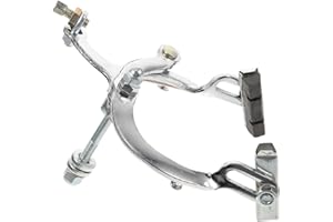 ifundom 2 Pcs Adjustable Bike Brake Calipers with Wear-Resistant Brake Pads Noise Reduction Cycling