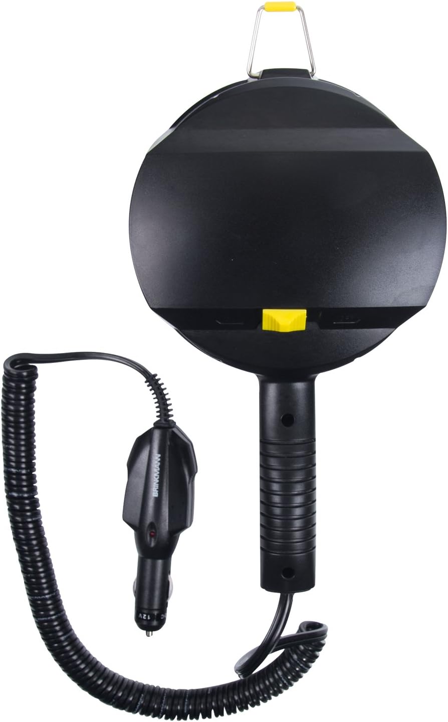 Brinkmann Qbeam Max Million III 3 Million Maxpower Spotlight, Powerful 1200 Lumen Spotlight Bright Portable High Intensity Halogen Spotlight Offroad Automotive/Emergency/Boating 800-2301-0 - - 