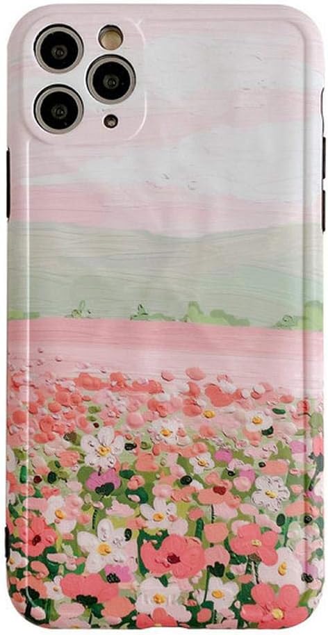 Amazon Kanlxアートレトロ油絵イラスト風景花電話ケースfor Iphone 11プロマックスxr Xsマックスx 7 8プラスケースソフトカバー B For Iphone 11 家電 カメラ オンライン通販